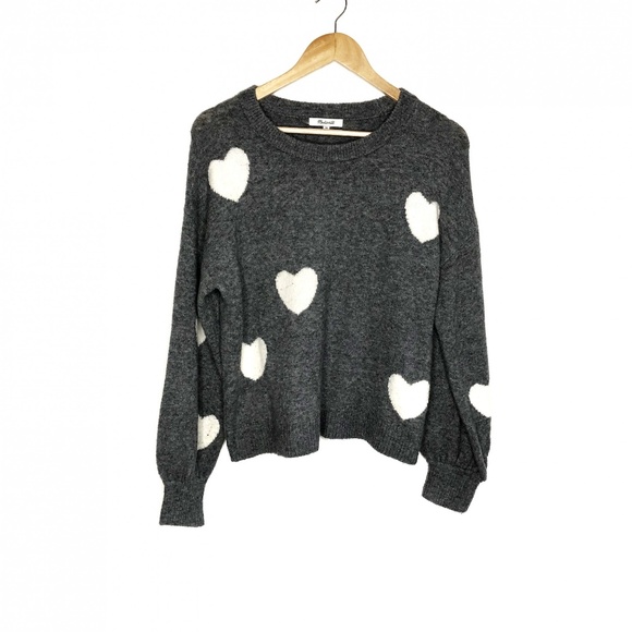 Madewell Sweaters - Madewell Heart Dot Balloon Sleeve Sweater Alpaca X